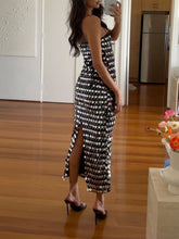 Load image into Gallery viewer, Silver Sequin Strap Midi Dress