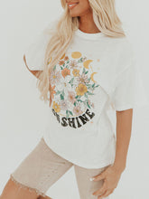 Load image into Gallery viewer, Floral Moon Shine Graphic Tee