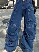 Load image into Gallery viewer, High-Waist Wide-Leg Trousers