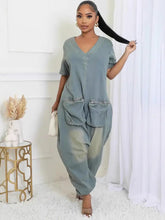 Load image into Gallery viewer, Retro Loose Jumpsuit with Pockets