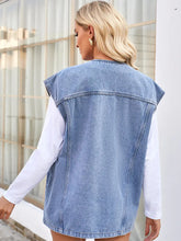 Načíst obrázek do prohlížeče Galerie, Trendy Washed Multi-Pocket Denim Vest