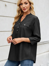 Load image into Gallery viewer, Casual Loose-Fit Lightweight Denim-Look Shirt