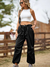 Load image into Gallery viewer, Vintage Street Style Drawstring Cargo Joggers