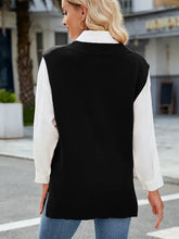 Load image into Gallery viewer, V-Neck Slim Knit Vest