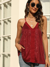 Load image into Gallery viewer, Sparkly Sequin Camisole Top