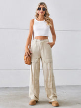 Load image into Gallery viewer, Vintage Heavy-Duty Tie-Design Denim Cargo Pants