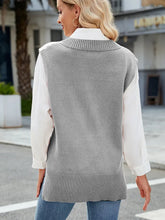 Load image into Gallery viewer, V-Neck Slim Knit Vest