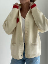 Charger l&#39;image dans la galerie, Fun heart pattern cardigan sweater jacket