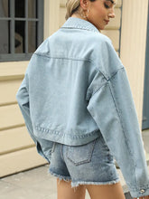 Načíst obrázek do prohlížeče Galerie, Washed Denim Jacket Top