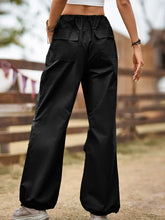 Load image into Gallery viewer, Vintage Street Style Drawstring Cargo Joggers