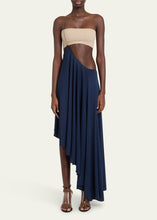 Load image into Gallery viewer, Asymmetric Chain Strap Full Length Skirt