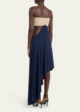 Load image into Gallery viewer, Asymmetric Chain Strap Full Length Skirt