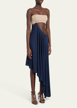 Load image into Gallery viewer, Asymmetric Chain Strap Full Length Skirt