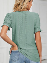 Load image into Gallery viewer, Summer Solid  Crew-Neck Princess Sleeve Top