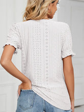 Load image into Gallery viewer, Summer Solid  Crew-Neck Princess Sleeve Top