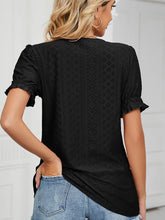 Load image into Gallery viewer, Summer Solid  Crew-Neck Princess Sleeve Top