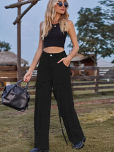 Load image into Gallery viewer, Vintage Heavy-Duty Tie-Design Denim Cargo Pants