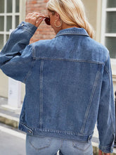 Načíst obrázek do prohlížeče Galerie, Fitted Washed Short Denim Jacket