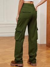Load image into Gallery viewer, Retro Utility Denim Cargo Pants