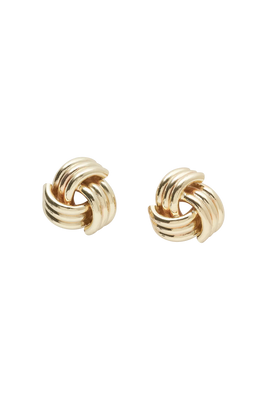 aikergood Avril Knotted Earrings - Gold