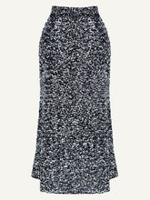 Indlæs billede til gallerivisning Sequin Decorated Velvet Skirt