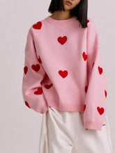 Load image into Gallery viewer, Heart Knit Sweatshirt