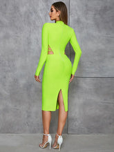 Load image into Gallery viewer, Vintage Cutout Backless Bandage Dress