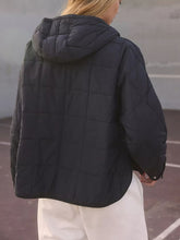 画像をギャラリービューアに読み込む, Pullover Hoodies Quilted Dolman Long Sleeve Coat