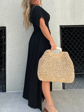 Load image into Gallery viewer, Black Broken Hearted Maxi Dress