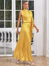 Load image into Gallery viewer, Lace Halter Sleeveless Dress