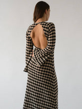 Indlæs billede til gallerivisning Geometric Print Knitted Dress