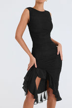 Laden Sie das Bild in den Galerie-Viewer, Casual Sleeveless Ruffle Midi Dress