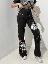 Load image into Gallery viewer, Street Style Printed Jeans