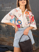 Load image into Gallery viewer, Carla Floral Print Short-Sleeved Shirt