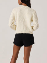 Load image into Gallery viewer, Bow Tie Textured Cardigan &amp; Mid Rise Sequin Skort