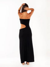 Laden Sie das Bild in den Galerie-Viewer, Shimmering Cut-Out Sleeveless Maxi Dress