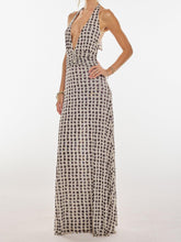Load image into Gallery viewer, Camoni Polka Dot Diary Maxi Dress