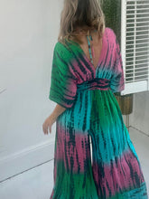 Load image into Gallery viewer, Tie Dye Rainbow Jumpsuit