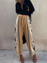 Carica l&#39;immagine nel visualizzatore di Gallery, Boho Printed Harem Pants Mid-Rise Casual Pants