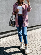 Load image into Gallery viewer, Plaid Casual Brushed Wool Cardigan Jacket