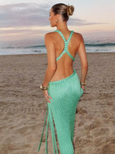 Load image into Gallery viewer, Holiday Reverie Knit Maxi Dress