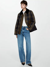 Load image into Gallery viewer, Plaid Straight-Cut Women&#39;s Jacket