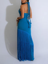 Görseli Galeri görüntüleyiciye yükleyin, Coastal Rhythm Fringes Maxi Dress