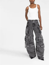 Load image into Gallery viewer, Street Style Cargo Denim