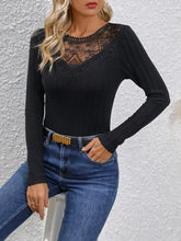 Load image into Gallery viewer, Fashionable Women&#39;s Solid Mesh Collar Top