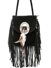 Load image into Gallery viewer, Western Crossbody Bag With Fringe