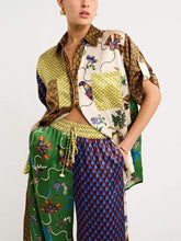 Lataa kuva Galleria-katseluun, Special Folk Print Loose Wide Leg Pants