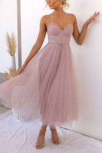 Load image into Gallery viewer, Modern-day Princess Chiffon Suspenders Party Maxi Dress