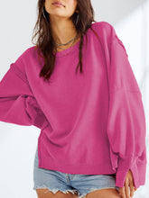 Load image into Gallery viewer, Round Neck Sports Sweatshirt