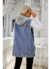 Indlæs billede til gallerivisning Classic Hooded Denim Vest